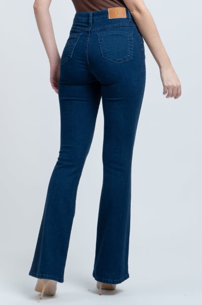 Calça Flare Jeans Escuro F24046