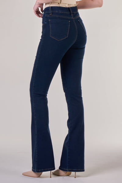 Calça Flare Jeans Escuro F24050