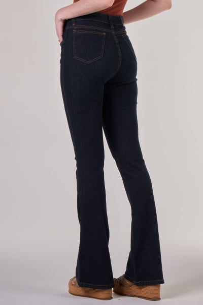 Calça Flare Jeans Escuro F24053