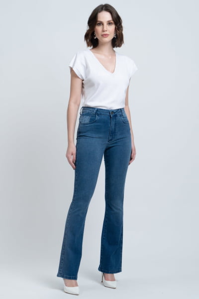 Calça Flare Jeans F24047