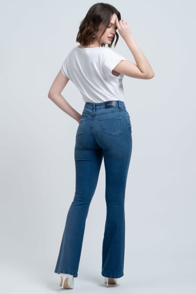 Calça Flare Jeans F24047