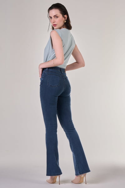 Calça Flare Jeans F24051