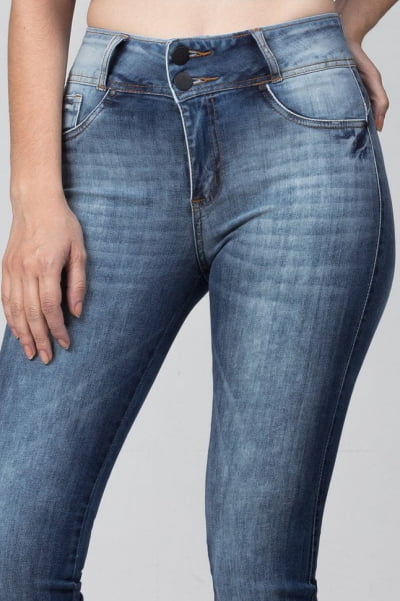 Calça Flare Jeans Feminina Levanta Bumbum F2021787