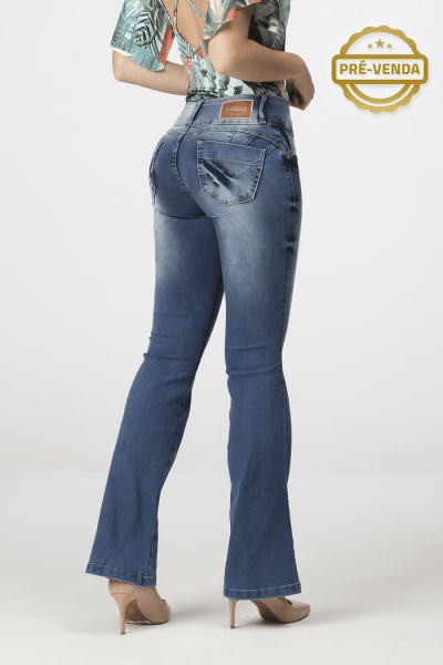Calça Flare Jeans Levanta Bumbum F2020311