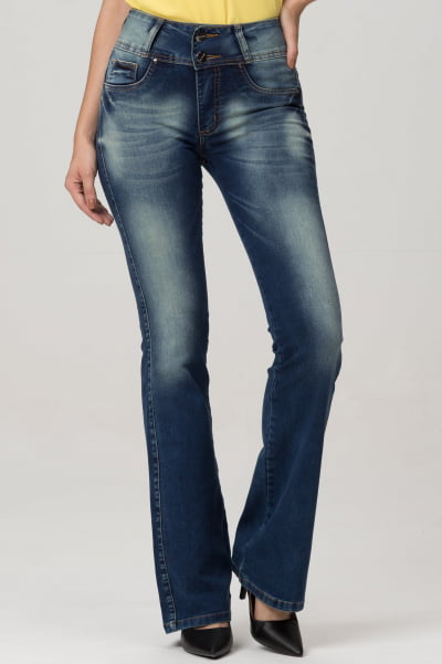 Calça Flare Jeans Levanta Bumbum F2022048