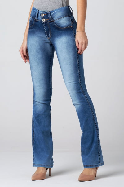 Calça Flare Jeans Levanta Bumbum F2022167