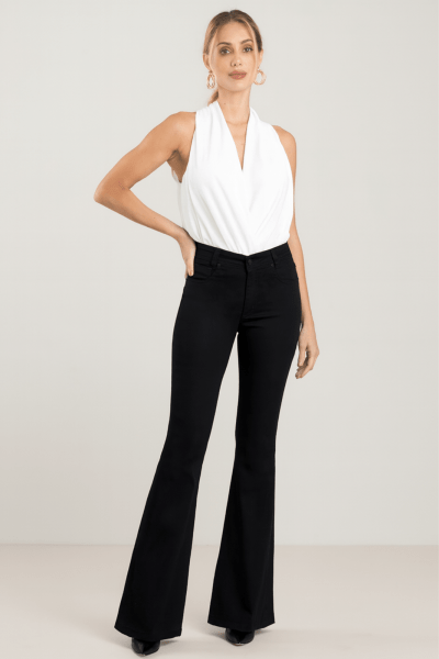 Calça Flare Preta