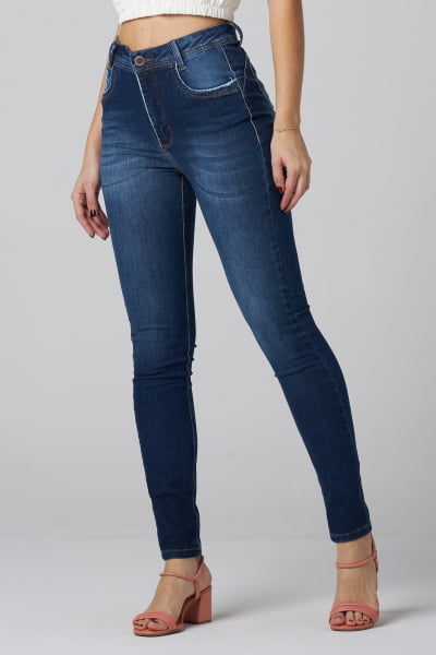 Calça Jeans Skinny Levanta Bumbum