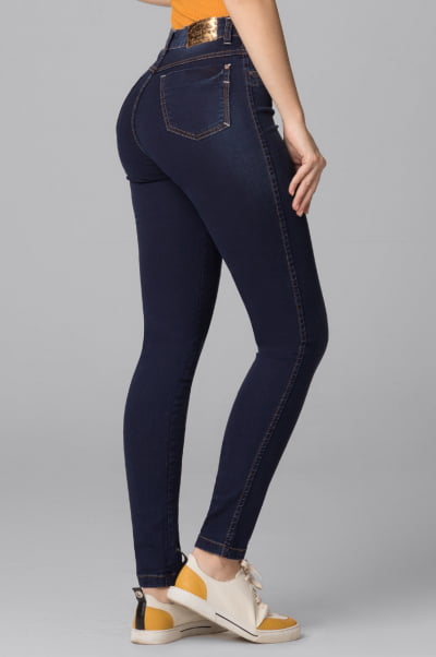 Calça Jeans Feminina Cintura Alta F2021036