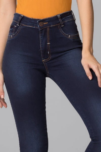 Calça Jeans Feminina Cintura Alta 