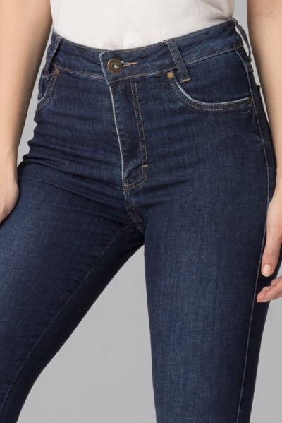 Calça Jeans Feminina Cintura Alta F2021039