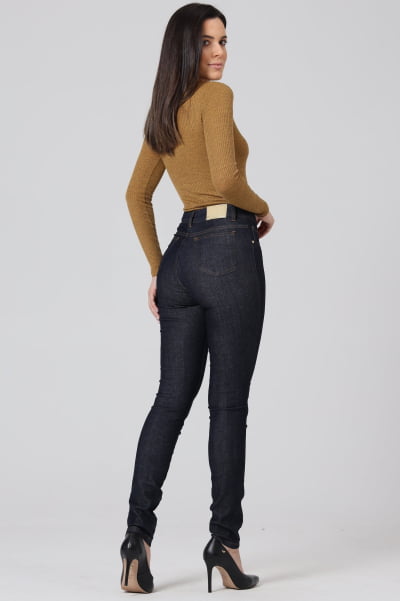 Calça Jeans Feminina Escura F2865