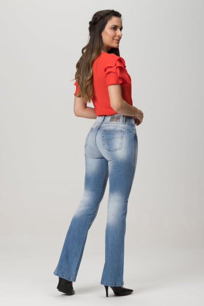 Calça Jeans Feminina Flare F2022046