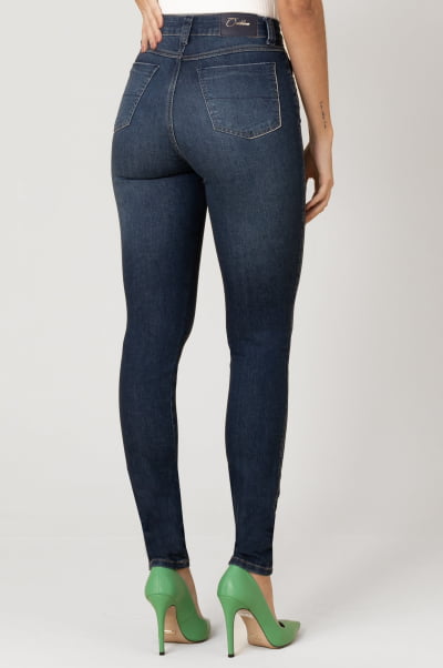 Calça Feminina Jeans Escuro F2023078