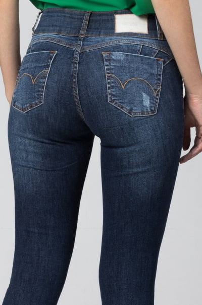Calça Jeans Feminina Levanta Bumbum F2021785