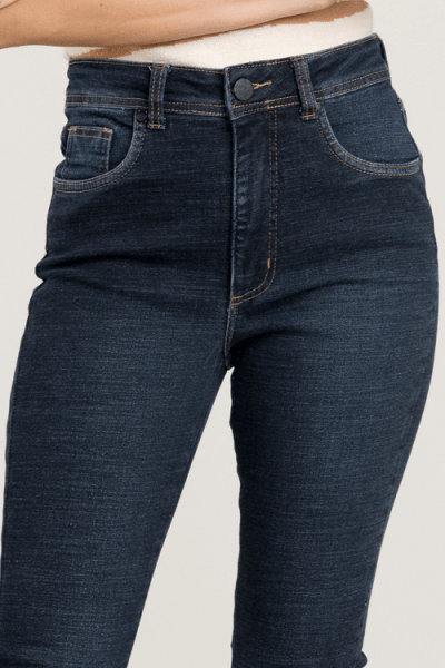 Calça Jeans Feminina Skinny Azul Escuro F2023116