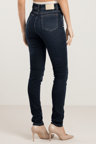 Calça Jeans Feminina Skinny Azul Escuro F2023116