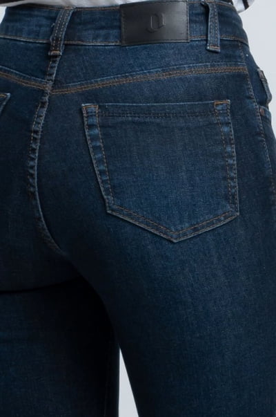 Calça Jeans Feminina Skinny Azul Escuro F2941