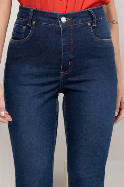 Calça Jeans Feminina Skinny Escura F2023024