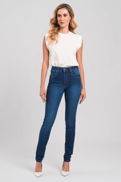 Calça Jeans Feminina Skinny F2943