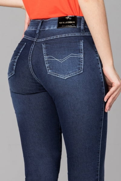 Calça Jeans Feminina Skinny  F2021782