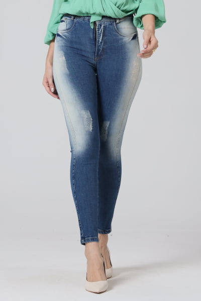 Calça Jeans Feminina Skinny F2022138