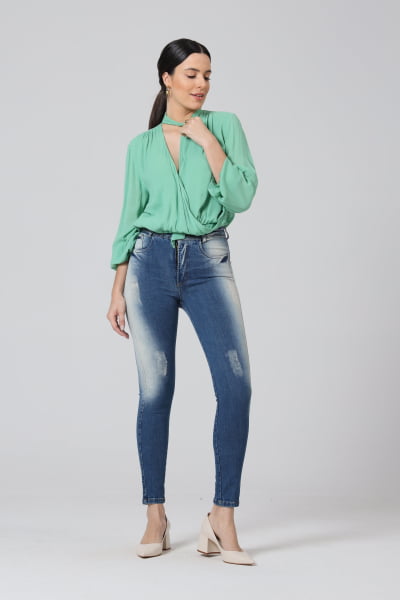 Calça Jeans Feminina Skinny F2022138