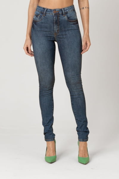Calça Jeans Feminina Skinny F2023075