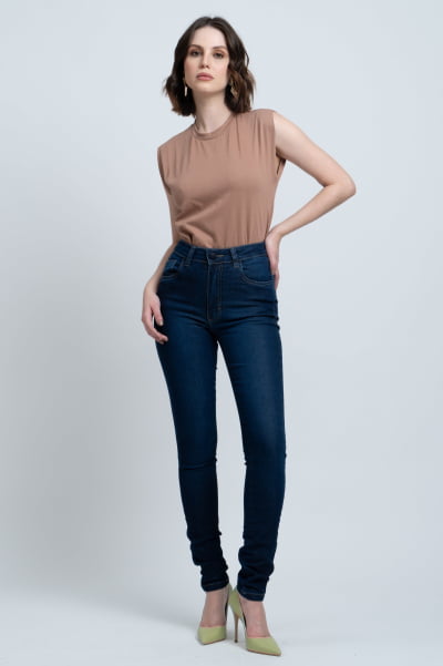 Calça Jeans Feminina Skinny F2923