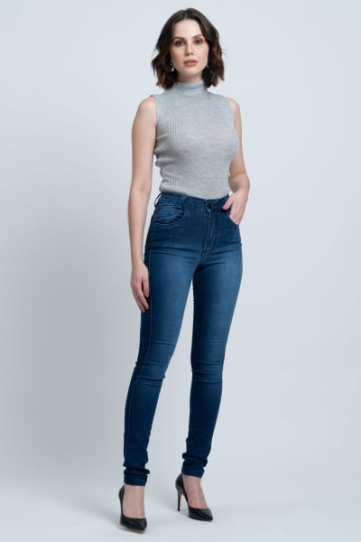 Calça Jeans Feminina Skinny F2940