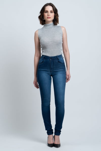 Calça Jeans Feminina Skinny F2940