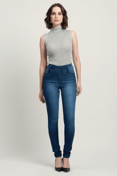 Calça Jeans Feminina Skinny F2940