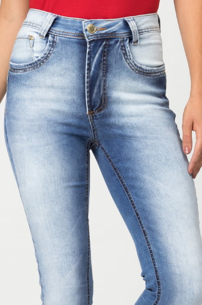 Calça Jeans Skinny Feminina Levanta Bumbum F2022080
