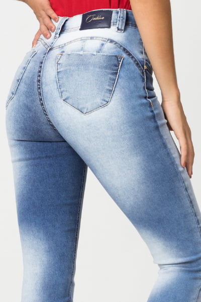 Calça Jeans Skinny Feminina Levanta Bumbum F2022080