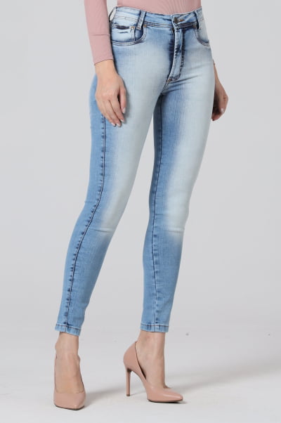 Calça Jeans Feminina Skinny Levanta Bumbum F2022136