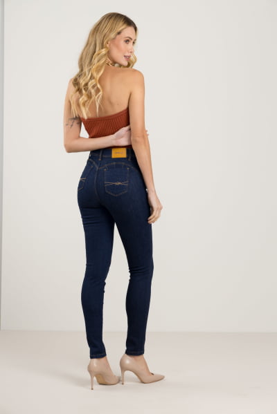Calça Jeans Feminina Skinny Push Up F2024023