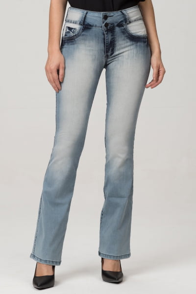 Calça Jeans Levanta Bumbum Flare F2022047