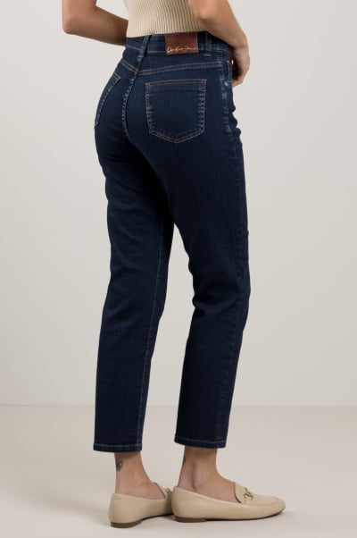 Calça Jeans Mom Azul Escuro F2023164