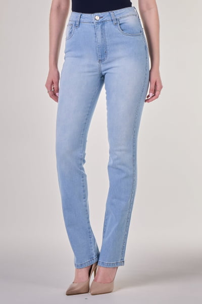 Calça Jeans Reta Feminina Clara F24037