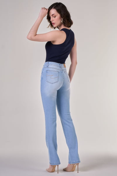 Calça Jeans Reta Feminina Clara F24037