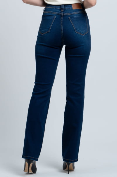 Calça Jeans Reta Feminina F24025