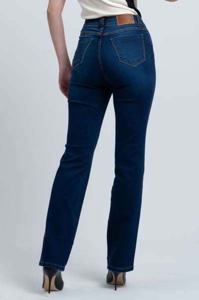 Calça Jeans Reta Feminina F24025