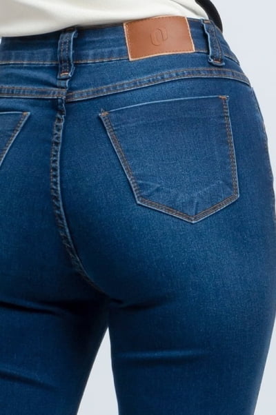 Calça Jeans Reta Feminina F24025