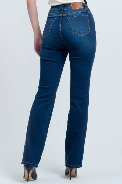 Calça Jeans Reta Feminina F24025