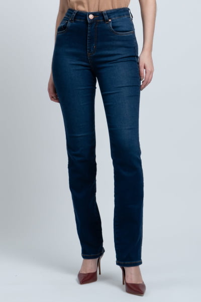Calça Jeans Reta Feminina F24028