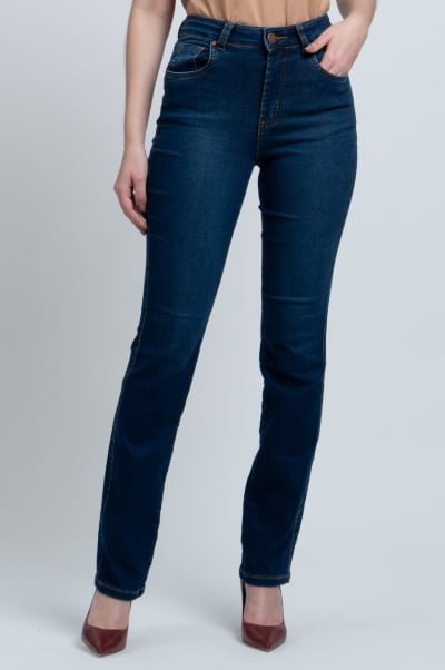 Calça Jeans Reta Feminina F24028