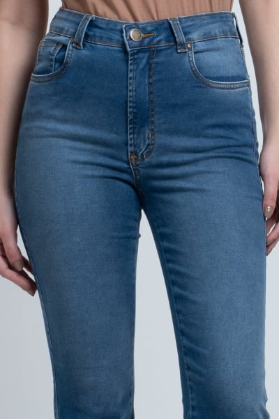 Calça Jeans Reta Feminina F24029