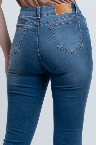 Calça Jeans Reta Feminina F24029