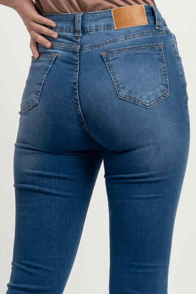 Calça Jeans Reta Feminina F24029