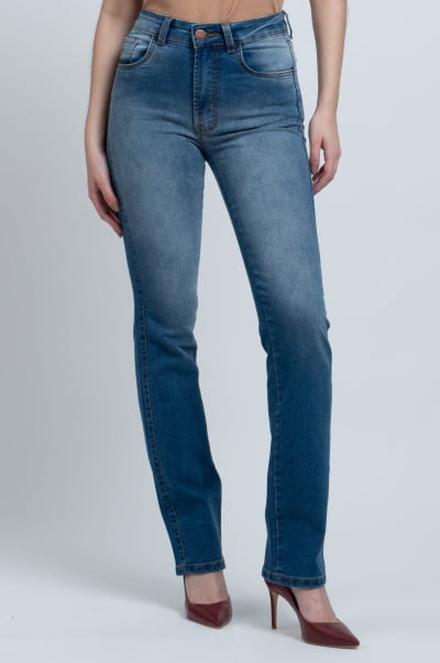 Calça Jeans Reta Feminina F24031